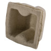 angled view of a single box insert extra deep made from a textured material