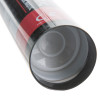 Close-up of the open tube of astroflame intumescent acoustic mastic showing the inside in grey color