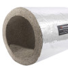 Close-up of the end of a thermal pipe sleeve 159mm showing the insulation material and outer covering