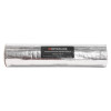 thermal pipe sleeve 17mm shown from the front with a silver reflective surface and a black label in the centre