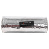 Front view of a rolled thermal pipe sleeve 60mm wrapped in silver foil with a black product label visible