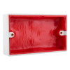 angled view of an astroflame pfp putty pad internal double showing the inside surface and screw holes