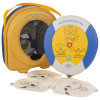HeartSine samaritan pad 350p trainer kit with training device, electrodes and yellow carry case