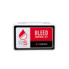 rapidstop bleed kit standard shown from the front with red and black label on white case
