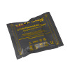 rapidstop bleed kit standard showing a packet of z fold haemostatic gauze in black and yellow packaging