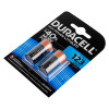 angled view of zoll aed plus battery pack two showing two Duracell lithium batteries in black and blue packaging