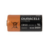 single zoll aed plus battery shown from the side with a Duracell lithium label visible