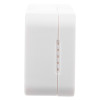 side view of black and decker carbon monoxide alarm showing its white casing and vent details