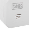 Close up of the sounder vent on a Black and Decker carbon monoxide alarm showing a warning not to paint