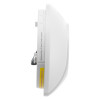 side view of a black and decker mains powered smoke alarm showing its slim profile and mounting features