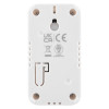 back view of the black and decker connected 10yr battery carbon monoxide alarm showing screws and certification marks