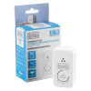 black and decker connected 10yr battery carbon monoxide alarm with box and visible alarm unit