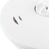 Close-up of the sounder on a Black and Decker Multi Sensor 10yr Battery Smoke Alarm in white plastic