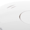 Close-up of the sounder detail on a Black and Decker smoke alarm showing vents and circular design