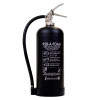 Image of a Befw6Bef P50 6Ltr A Foam Fire Extinguisher in black with hose and pressure gauge on white background