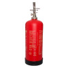 britannia p50 fluorine free a foam service free fire extinguisher shown from the side with label and metal handle visible