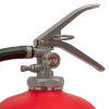 Close up of the handle and gauge on the p50 med service free 6kg powder extinguisher