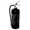 Image of a Befw6Pv 6L Pv Stop P50 Fire Extinguisher angled showing the black body and attached hose with silver handle