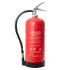 Image of a red Befw9Efb P50 9Ltr Fluoro Free Foam Extinguisher Eco Foam with hose and metal handle on white background