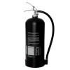Befw9Pv 9L Pv Stop P50 Fire Extinguisher showing the back with maintenance instructions and black hose