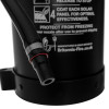 Close-up of the Befw9Pv 9L Pv Stop P50 Fire Extinguisher Nozzle attached to a black hose and extinguisher body