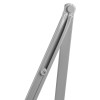 Close-up photo of the arm part of a Briton 2003v overhead door closer en1 4 in silver finish