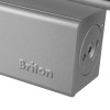Closeup of the Briton 2320bt overhead door closer side arm en2 4 showing the metal casing and adjustment screw