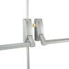 Briton 377 Double Door Panic Bar With Latch And Bolt Front Main