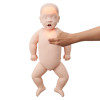 Brayden Baby With Lights Chest Compressions training manikin with hand simulating compressions on the chest