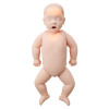 Manikin of Brayden Baby With Lights showing head and chest lights on a white background