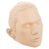 Brayden CPR manikin replacement face skin with realistic facial features, open mouth and airway access, designed for adult CPR training manikins