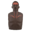 Brayden Advanced CPR Training Manikin with Lights - Dark Skin