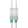 briton double door emergency pushpad set with bolts shown from the front with push to open labels on both pads