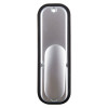 Metallic Briton 9160 Push Button Mechanical Lock Lever with rounded handle and mounting hole at the top