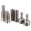briton 4726 pull handle universal fixings showing two screws, two cylindrical spacers, and two metal pins