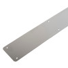 Close up of the plain radius plush plate 675mm from the Briton 4700 series showing a smooth metal surface with screw holes
