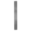 briton 4700 plain radius plush plate 675mm shown from the front with a smooth metallic surface and mounting holes