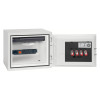 phoenix battery titan 1280 series key lock with the door fully open showing interior and four keys attached inside