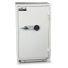 burton firebrand xl size 1 showing the front view with a light grey door and electronic keypad lock