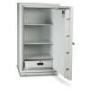 burton firebrand xl size 2 safe with the door open showing shelves and an internal lockable drawer