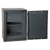 firesec 1060 size 2 with the main door open showing an inner lockable compartment and shelving