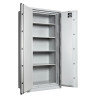 firesec 460 size 4 with the front panel open to show four internal shelves and the interior space