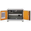 Ceb85F Cemo Lockex Charging Cabinet with both doors open showing an empty interior and ventilation fans