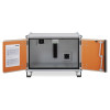 small basic cemo lockex with front doors open showing empty interior and internal components