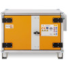 Premium small cemo lockex showing the front closed with an orange panel and central handle