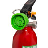 Close-up of the Cfmm0 5L Ceasefire Multi Max L Ion Fire Extinguisher 0 5L nozzle and handle mechanism