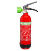 Red Cfmm1L Ceasefire Multi Max L Ion Fire Extinguisher 1L with green nozzle and black handle, shown from front