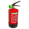 Red Cfmm3L Ceasefire Multi Max L Ion Fire Extinguisher 3L with black base and green nozzle shown at an angled view