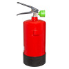 Red Cfmm3L Ceasefire Multi Max L Ion Fire Extinguisher 3L with green nozzle and black base shown from the back