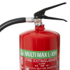Close up of the Cfmm6 Multimax 6L L Ion Fire Extinguisher Top showing the nozzle, pressure gauge and handle